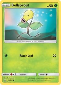 Bellsprout - SM - Unbroken Bonds - Pokemon card