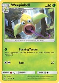 Weepinbell - SM - Unbroken Bonds - Pokemon card