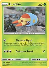 Grubbin - SM - Unbroken Bonds - Pokemon card