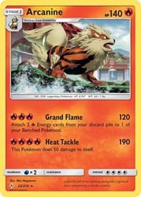 Arcanine - SM - Unbroken Bonds - Pokemon card