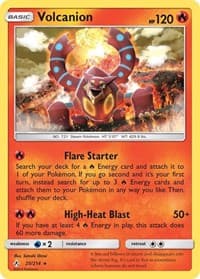 Volcanion - SM - Unbroken Bonds - Pokemon card