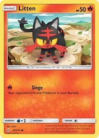 Litten (26) - SM - Unbroken Bonds - Pokemon card