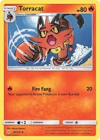 Torracat - SM - Unbroken Bonds - Pokemon card