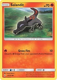 Salandit - SM - Unbroken Bonds - Pokemon card