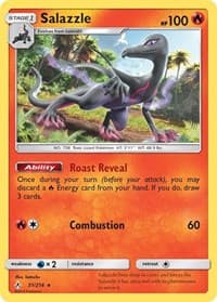 Salazzle - SM - Unbroken Bonds - Pokemon card