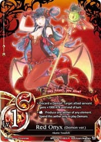 Red Onyx (Demon ver.) - Caster Wars - The Caster Chronicles card