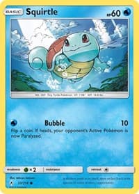Squirtle - SM - Unbroken Bonds - Pokemon card
