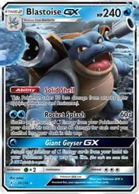 Blastoise GX - SM - Unbroken Bonds - Pokemon card