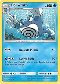 Poliwrath - SM - Unbroken Bonds - Pokemon card