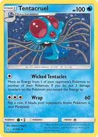 Tentacruel - SM - Unbroken Bonds - Pokemon card