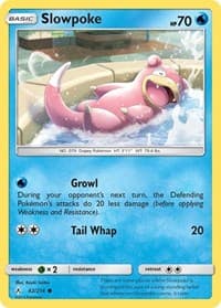 Slowpoke - SM - Unbroken Bonds - Pokemon card