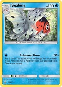 Seaking - SM - Unbroken Bonds - Pokemon card