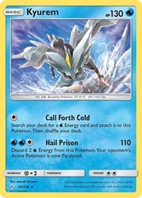 Kyurem - SM - Unbroken Bonds - Pokemon card