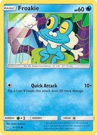 Froakie - SM - Unbroken Bonds - Pokemon card