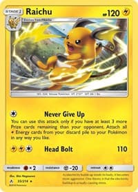 Raichu - SM - Unbroken Bonds - Pokemon card
