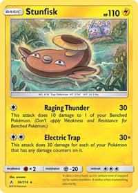 Stunfisk - SM - Unbroken Bonds - Pokemon card