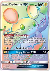 Dedenne GX (Secret) - SM - Unbroken Bonds - Pokemon card