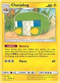 Charjabug - SM - Unbroken Bonds - Pokemon card