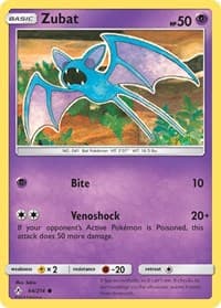 Zubat - SM - Unbroken Bonds - Pokemon card