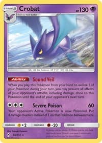 Crobat - SM - Unbroken Bonds - Pokemon card