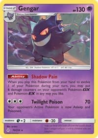 Gengar - SM - Unbroken Bonds - Pokemon card