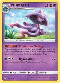 Mismagius - SM - Unbroken Bonds - Pokemon card