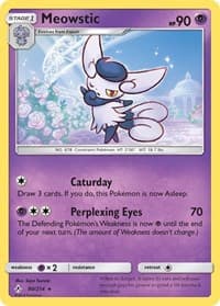 Meowstic - SM - Unbroken Bonds - Pokemon card