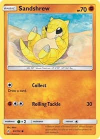 Sandshrew - SM - Unbroken Bonds - Pokemon card