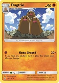 Dugtrio - SM - Unbroken Bonds - Pokemon card