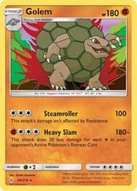 Golem - SM - Unbroken Bonds - Pokemon card