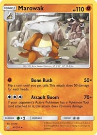 Marowak - SM - Unbroken Bonds - Pokemon card