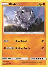 Rhyhorn (93) - SM - Unbroken Bonds - Pokemon card