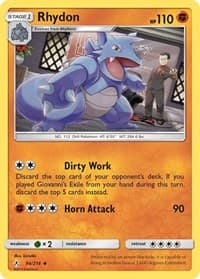 Rhydon - SM - Unbroken Bonds - Pokemon card