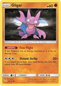 Gligar - SM - Unbroken Bonds - Pokemon card