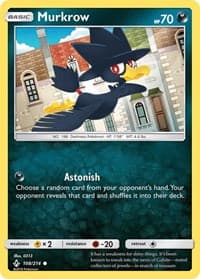Murkrow - SM - Unbroken Bonds - Pokemon card