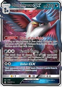 Honchkrow GX - SM - Unbroken Bonds - Pokemon card