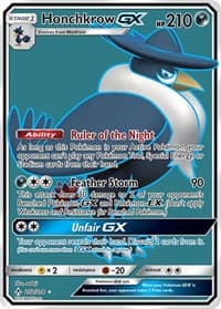 Honchkrow GX (Full Art) - SM - Unbroken Bonds - Pokemon card
