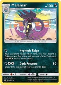 Malamar - SM - Unbroken Bonds - Pokemon card