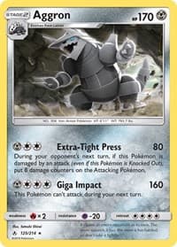 Aggron - SM - Unbroken Bonds - Pokemon card
