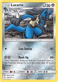 Lucario - SM - Unbroken Bonds - Pokemon card