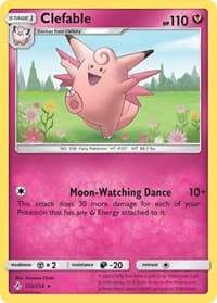 Clefable - SM - Unbroken Bonds - Pokemon card