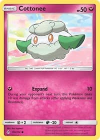 Cottonee - SM - Unbroken Bonds - Pokemon card