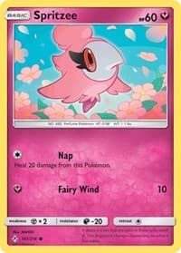 Spritzee - SM - Unbroken Bonds - Pokemon card