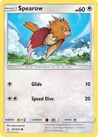 Spearow - SM - Unbroken Bonds - Pokemon card