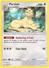 Persian - SM - Unbroken Bonds - Pokemon card