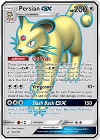 Persian GX (Full Art) - SM - Unbroken Bonds - Pokemon card