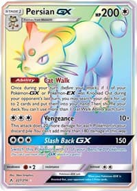 Persian GX (Secret) - SM - Unbroken Bonds - Pokemon card