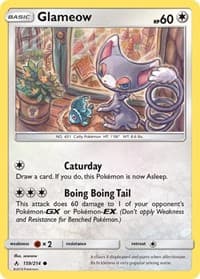 Glameow - SM - Unbroken Bonds - Pokemon card
