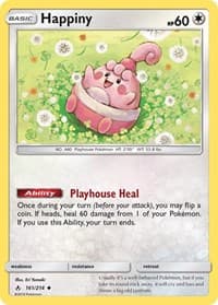 Happiny - SM - Unbroken Bonds - Pokemon card