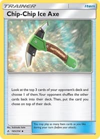 Chip-Chip Ice Axe - SM - Unbroken Bonds - Pokemon card